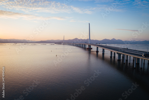 Wallpaper Mural Beautiful sunrise landscapein shenzhen bay, China Torontodigital.ca