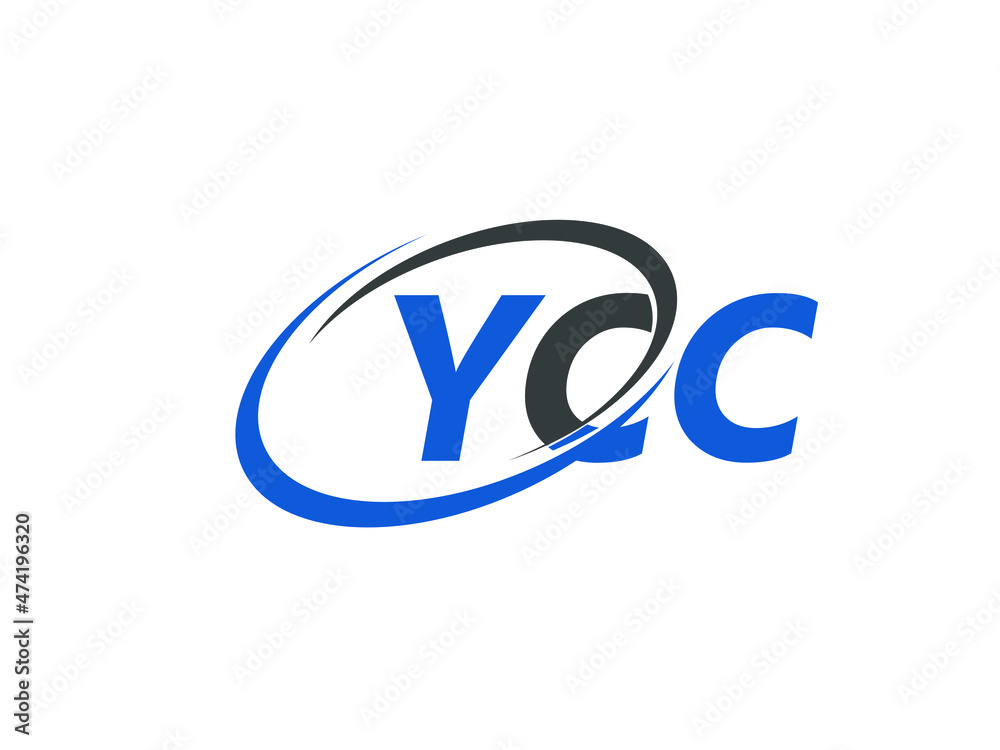 YCC letter creative modern elegant swoosh logo design YCC letter creative modern elegant swoosh logo design