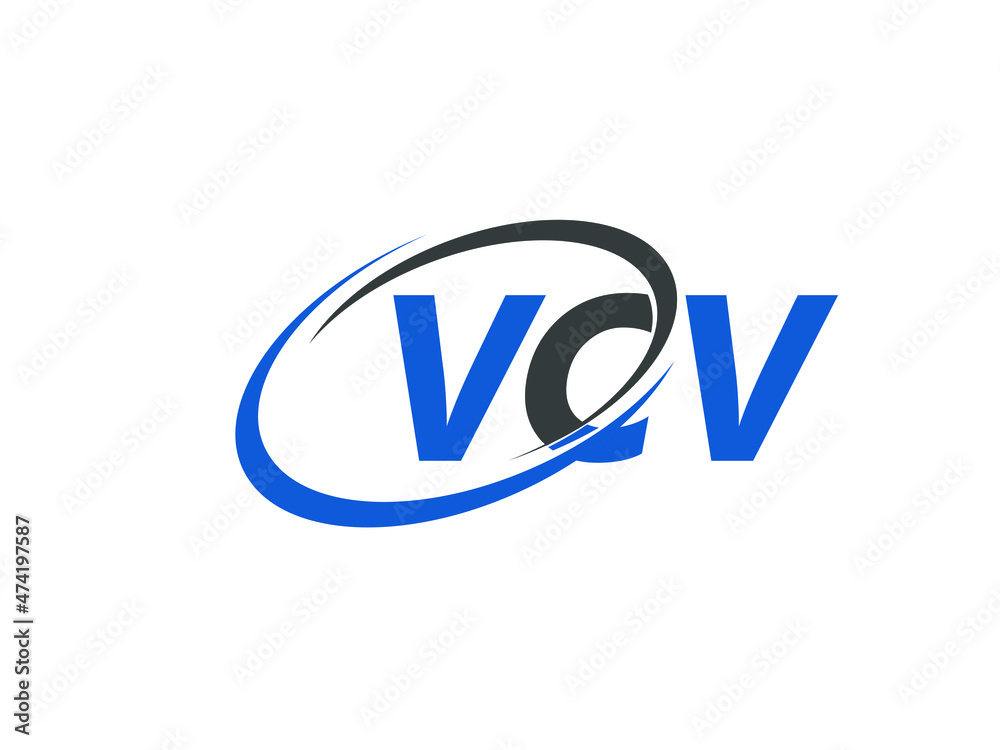 VCV letter creative modern elegant swoosh logo design VCV letter creative modern elegant swoosh logo design