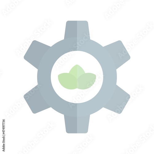 Setting Flat Lite Vector Icon Design