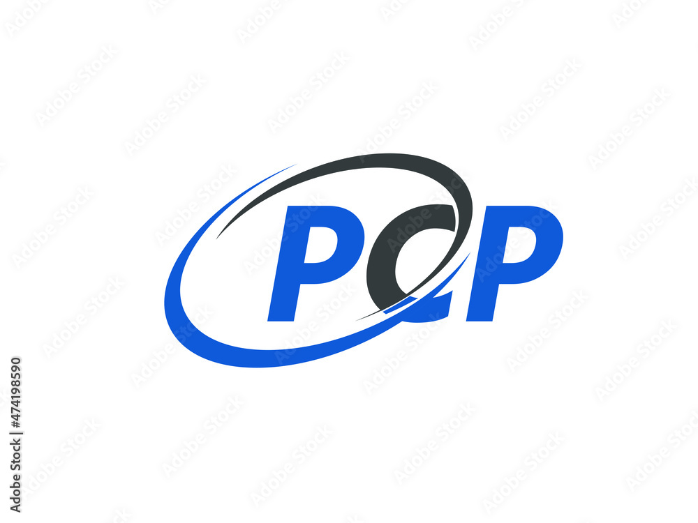 PCP letter creative modern elegant swoosh logo design PCP letter creative modern elegant swoosh logo design