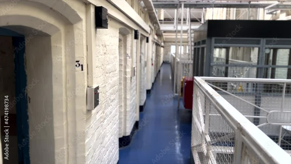 Shrewsbury Prison, Cells And Wing.Prisoners Doing Time, inmates.UK England Shrewsbury Prison, Cells And Wing.Prisoners Doing Time, inmates.UK England