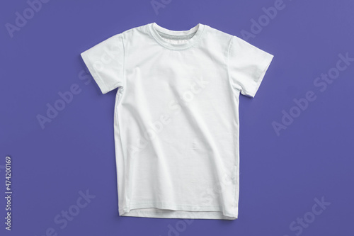 White color-t-shirt with copy space for your design © fotofabrika