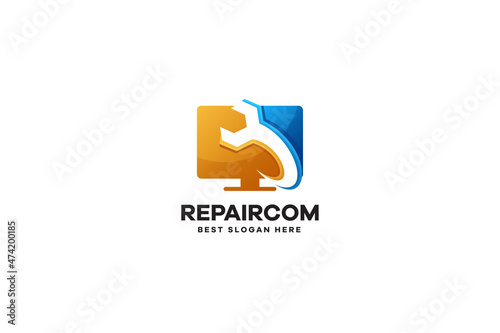 Computer Repair Logo