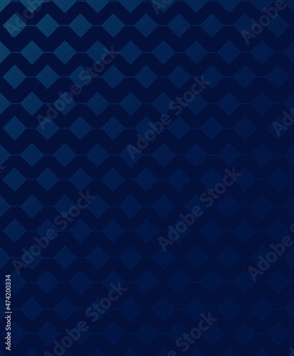 dark blue geometric pattern fade. square shapes background with gradient