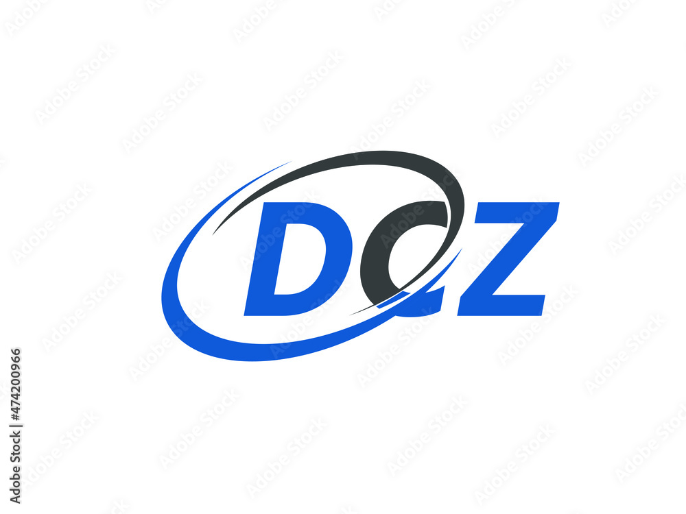 DCZ letter creative modern elegant swoosh logo design DCZ letter creative modern elegant swoosh logo design