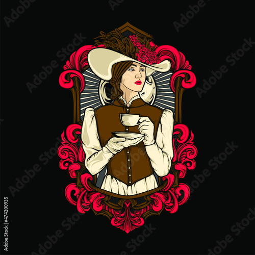 victorian tea lady