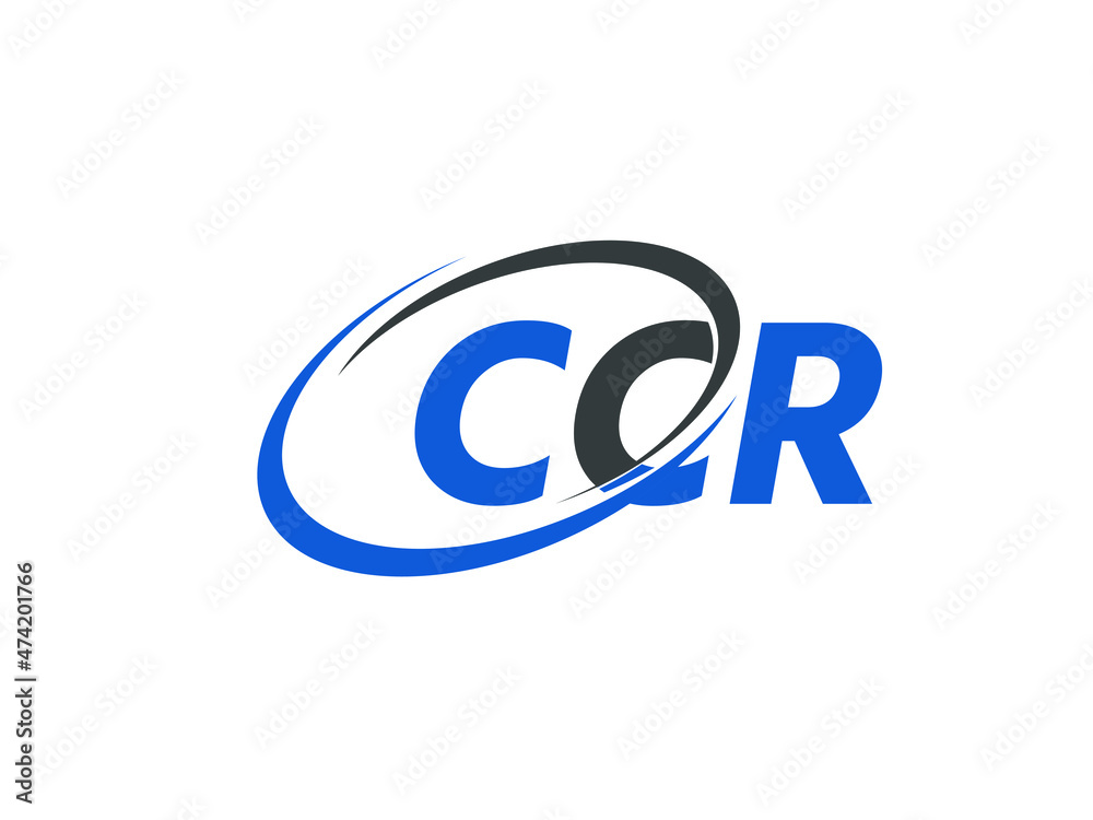 CCR letter creative modern elegant swoosh logo design CCR letter creative modern elegant swoosh logo design