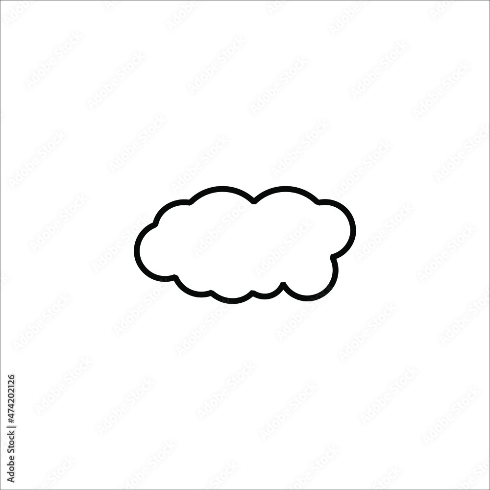 cloud icon vector illustration symbol cloud icon vector illustration symbol