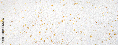 金箔を散らした和紙の背景テクスチャー