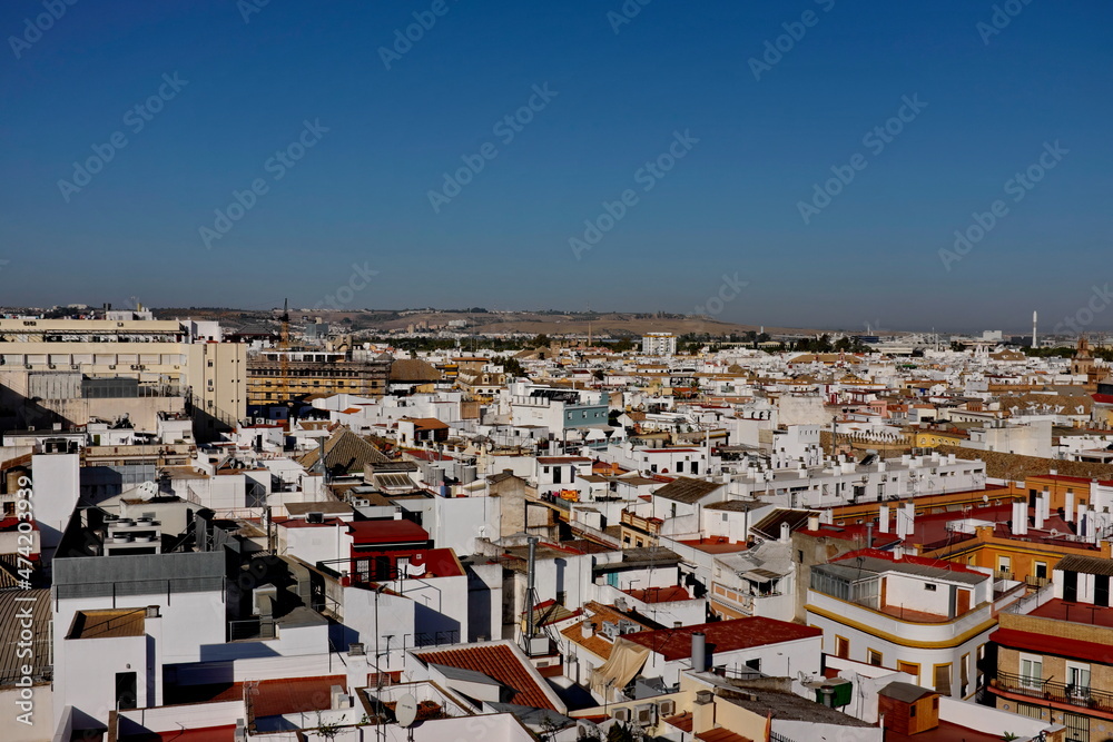 Vue aérienne de Séville. Espagne. Vue aérienne de Séville. Espagne.