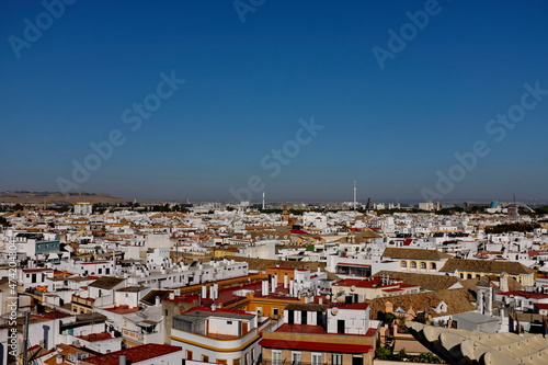 Vue aérienne de Séville. Espagne.