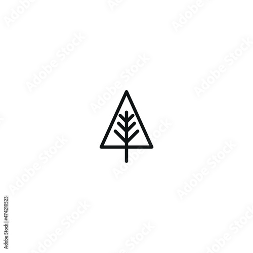 christmas tree soft black icon , christmas icon isolated white background