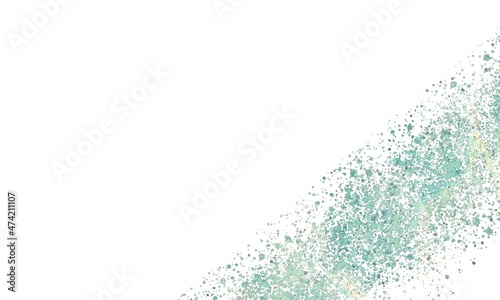 Glitter on white background. Colors glittering of Holiday's Season on white background