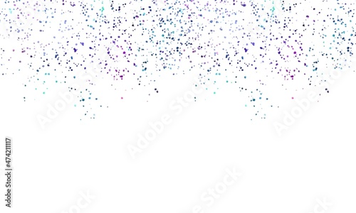 Glitter on white background. Colors glittering of Holiday's Season on white background