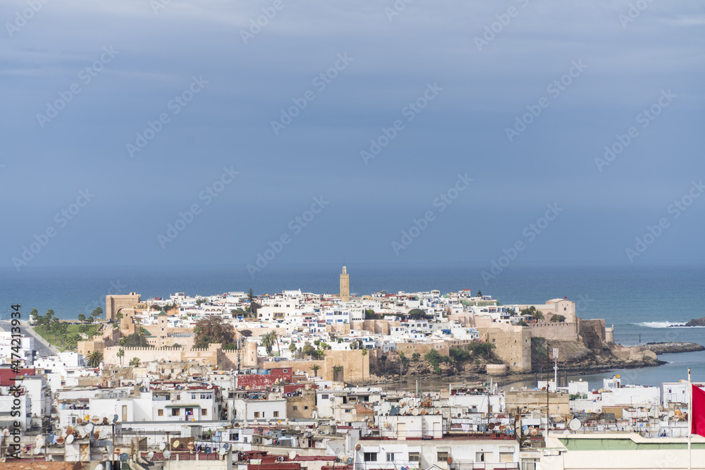 view of the town of the city , Rabat Morocco