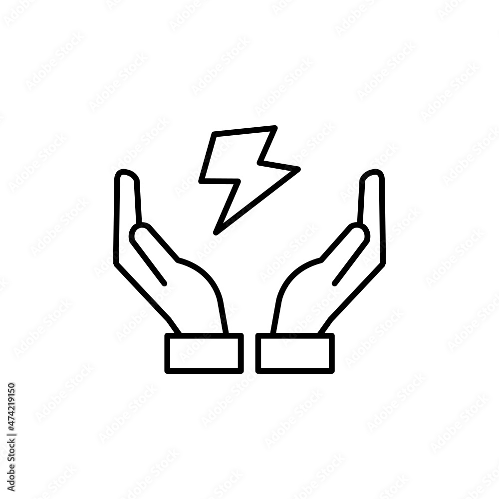 Power supply icon Power supply icon