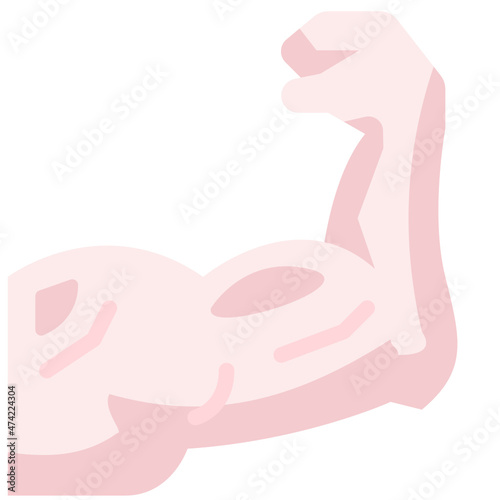 muscle flat icon