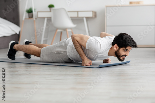 Be safety, new normal and modern workout at home in free time
