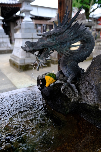 小泉稲荷神社の手水所