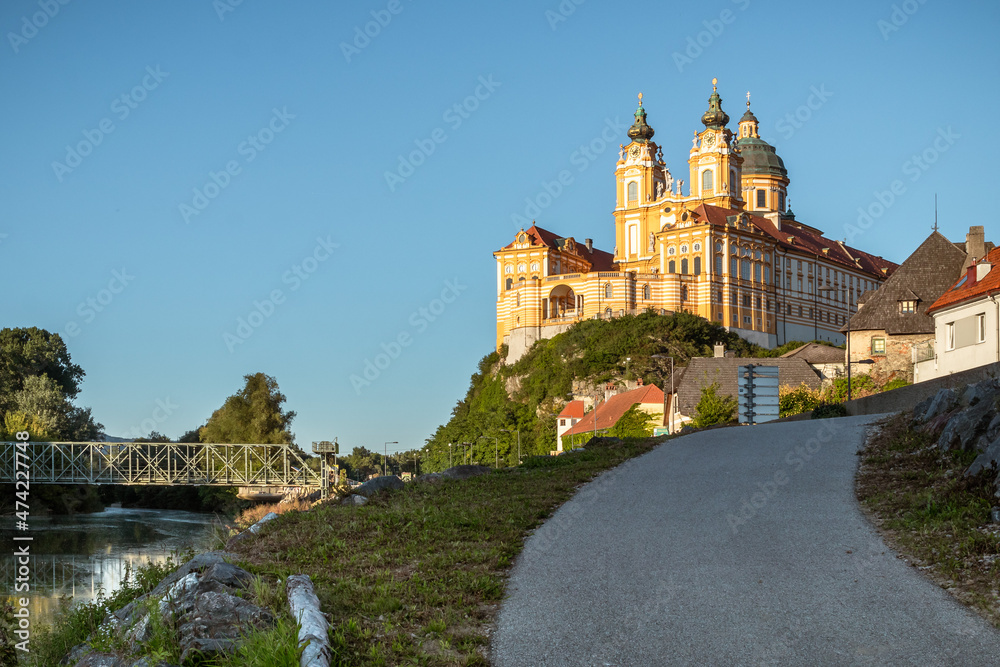 Melk Abbey, Austria baroque Benedictine monastery castle.