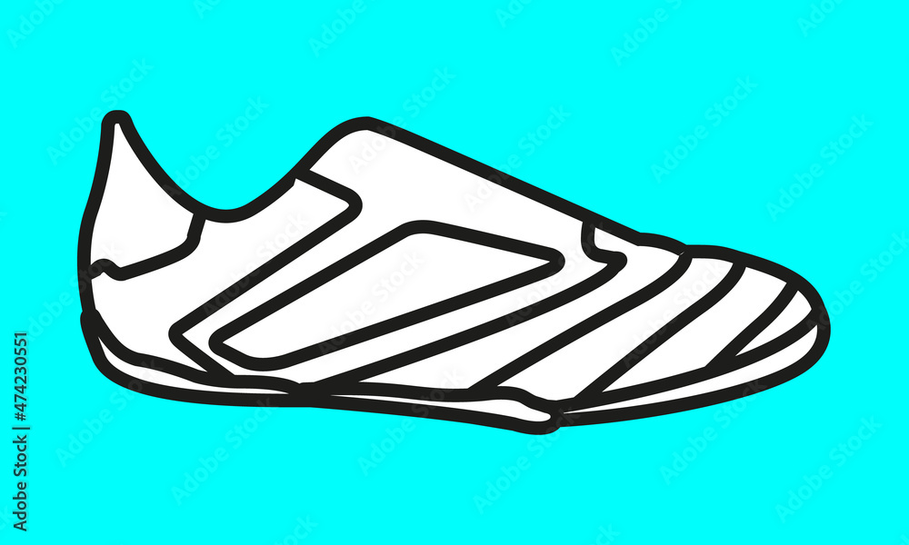 Futsal Shoe Soccer Football vector icon Futsal Shoe Soccer Football vector icon