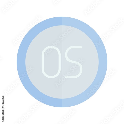 Operating System Flat Light Vector Icon Design