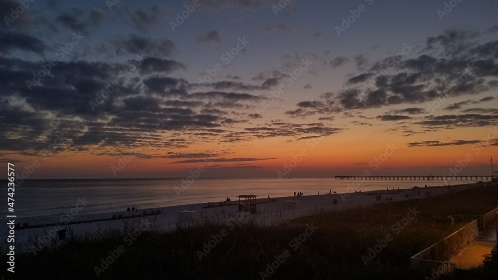 Sunset in Panama City Beach, FL taken before Hurricane Irma hit