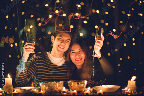 couple celebration concept,...