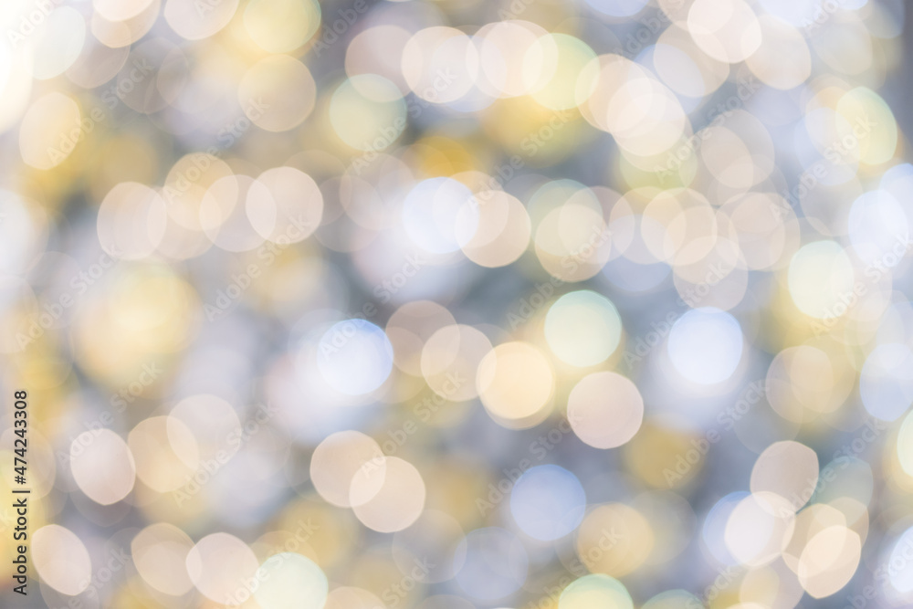 Blur view of the christmas light