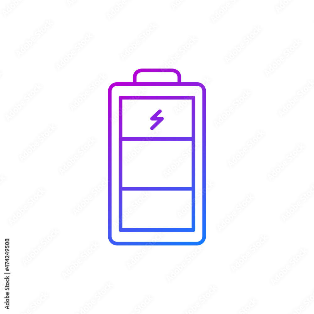 Eco battery icon Eco battery icon