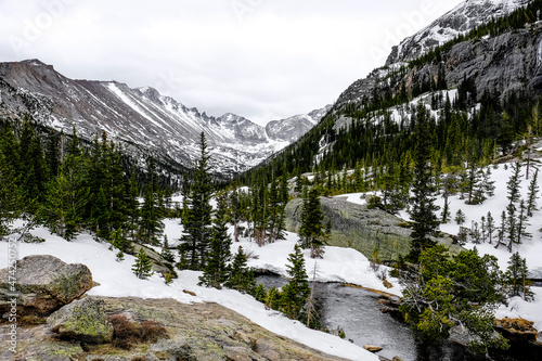 Winter Landscape At Rocky Mountain National Park © Cavan
