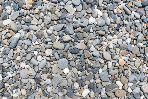 Abstract smooth pebbles sea texture background