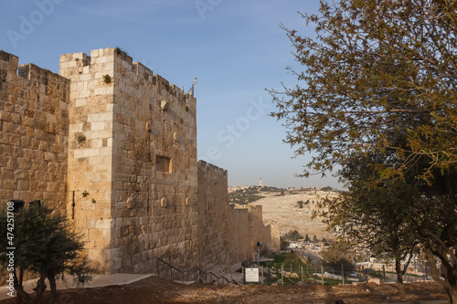 View of the Temple Mount and the south wall