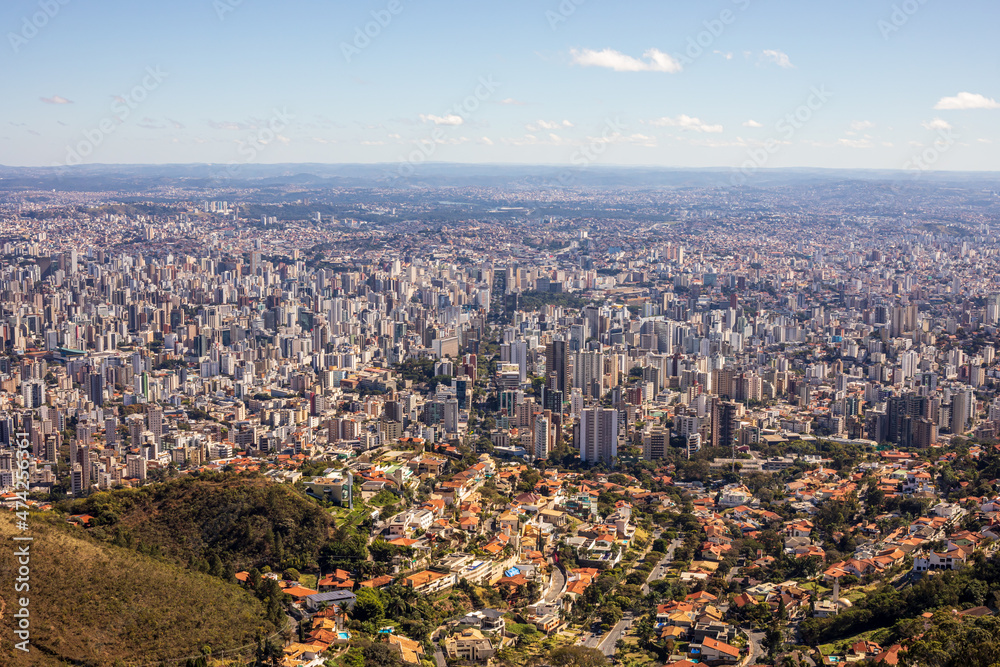 Partial view of downtown Belo Horizonte