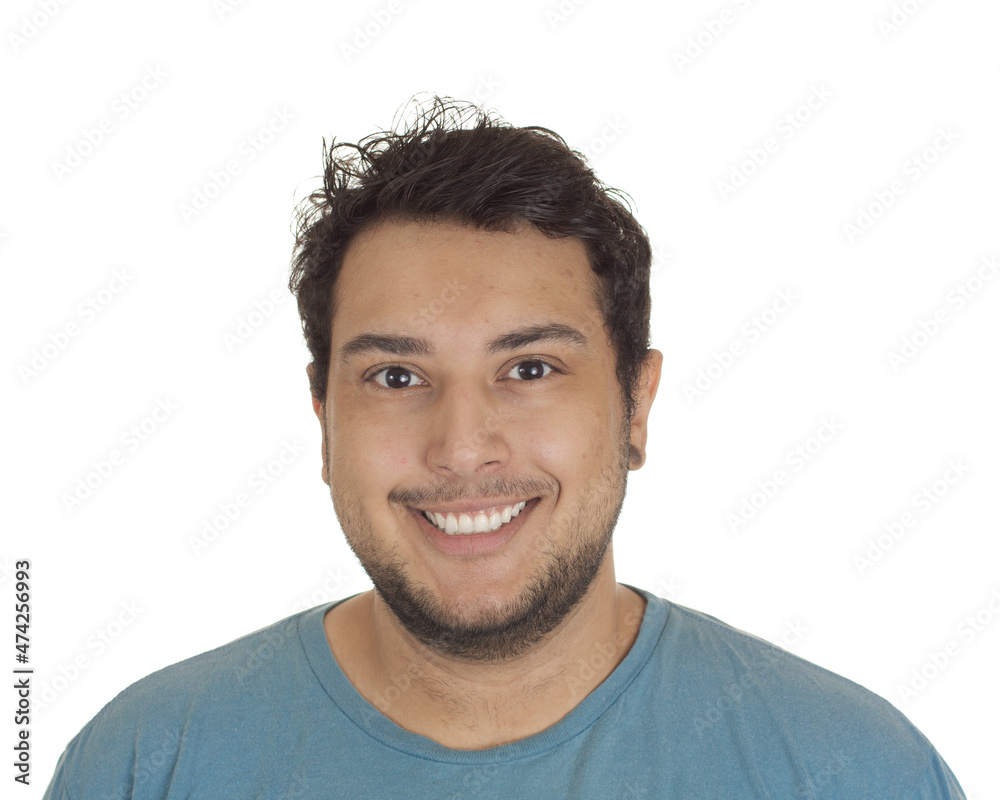 Chubby guy posing for photo. Isolated on white background. Chubby guy posing for photo. Isolated on white background.