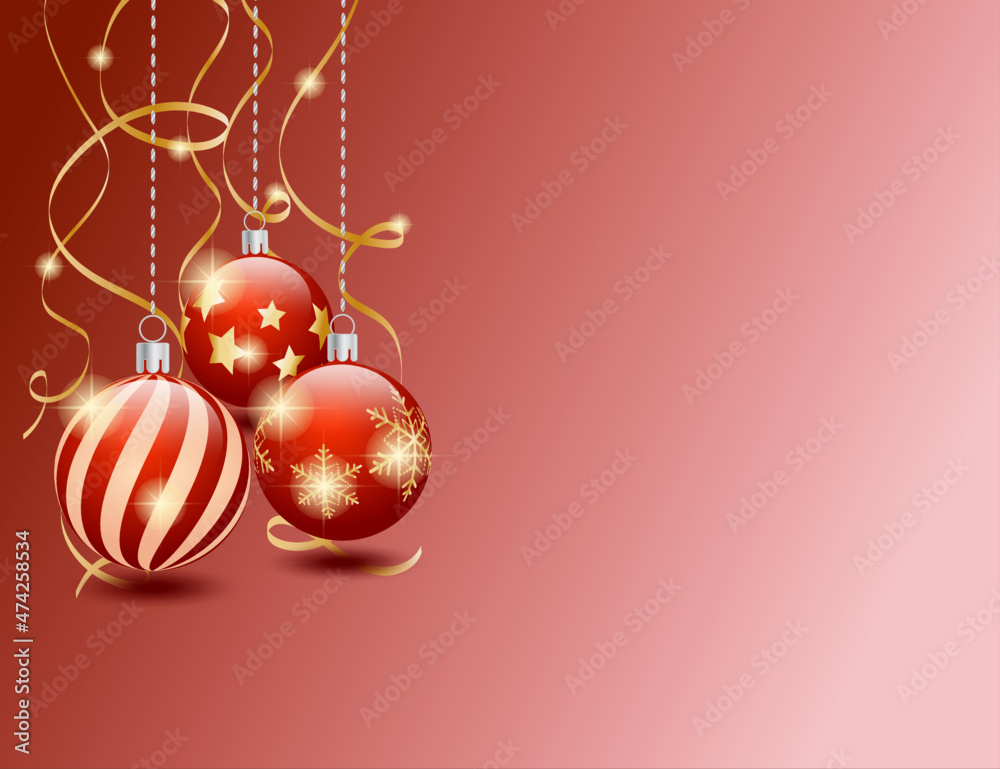 red christmas balls red christmas balls