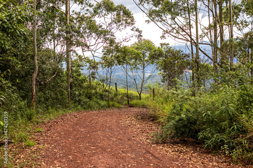 Partial view of the trails of Serra do Curral Park