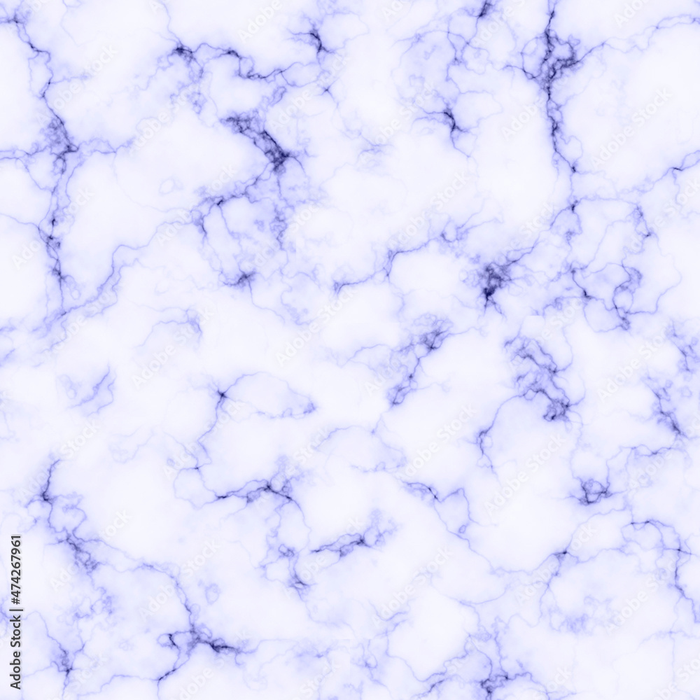 White marble texture with Very Peri 17-3938 color of the year 2022 veins. Creative background. Abstract pattern. Greeting cards, wallpaper. White marble texture with Very Peri 17-3938 color of the year 2022 veins. Creative background. Abstract pattern. Greeting cards, wallpaper.