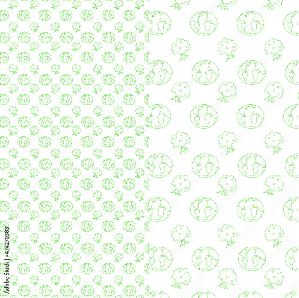 Seamless pattern earth and wood. without background. of living green. for use in modern design. paper, plastic, textile and digital products Seamless pattern earth and wood. without background. of living green. for use in modern design. paper, plastic, textile and digital products