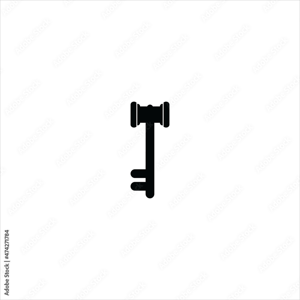 hammer logo key vector template hammer logo key vector template