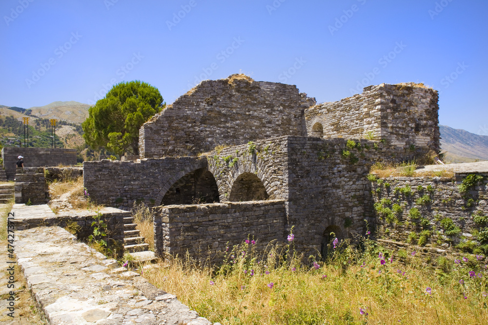 Citadel of fortress in Gjirokastra, Albania	
