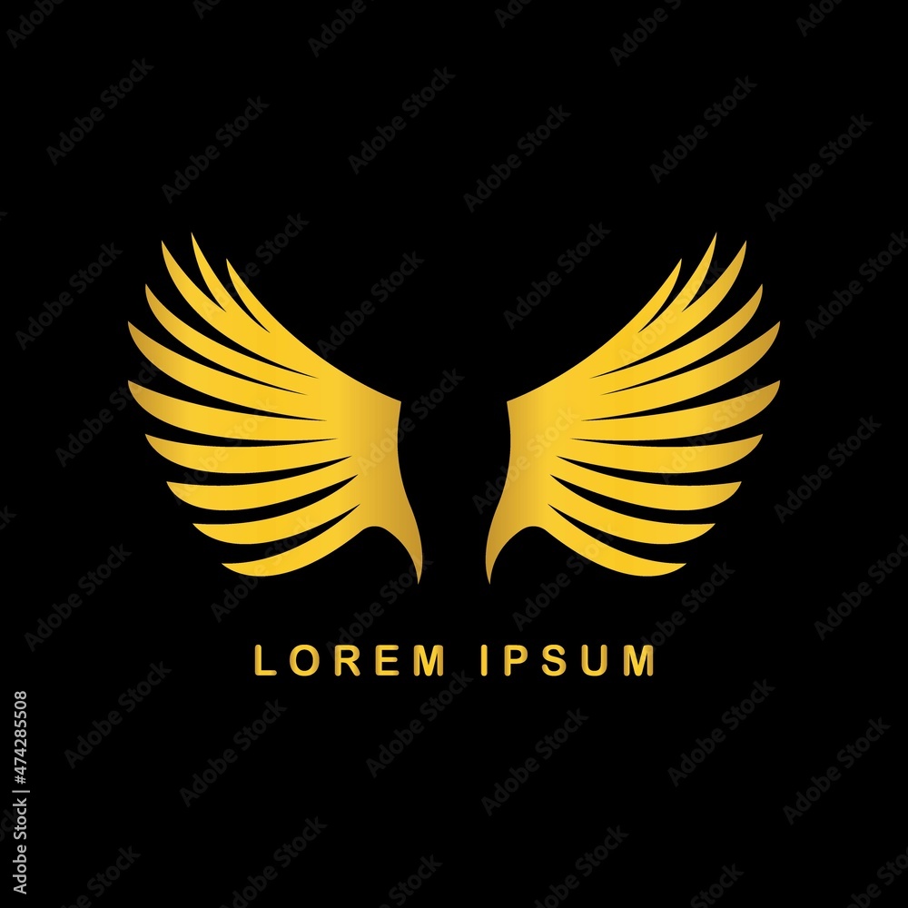 Fototapeta premium Wing logo.