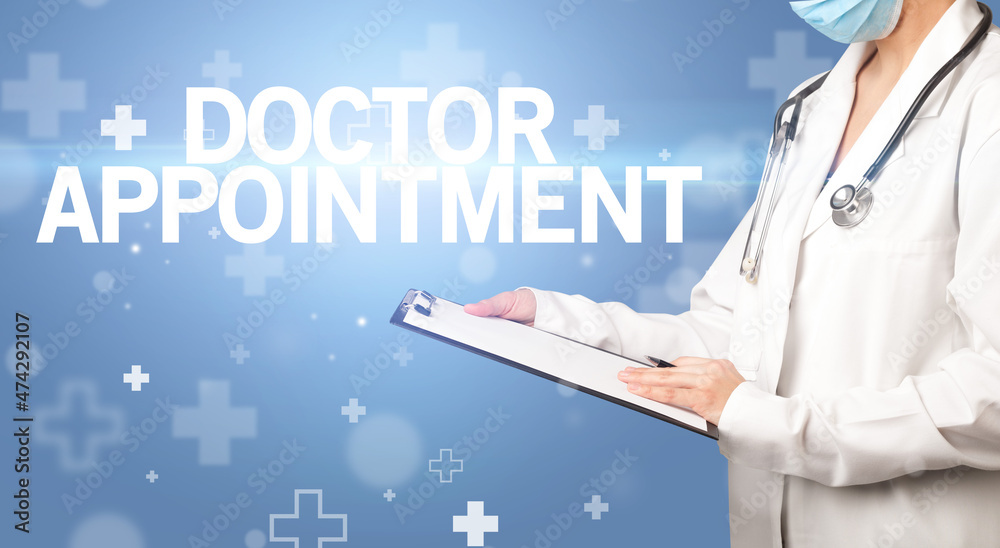 doctor writes notes on the clipboard doctor writes notes on the clipboard