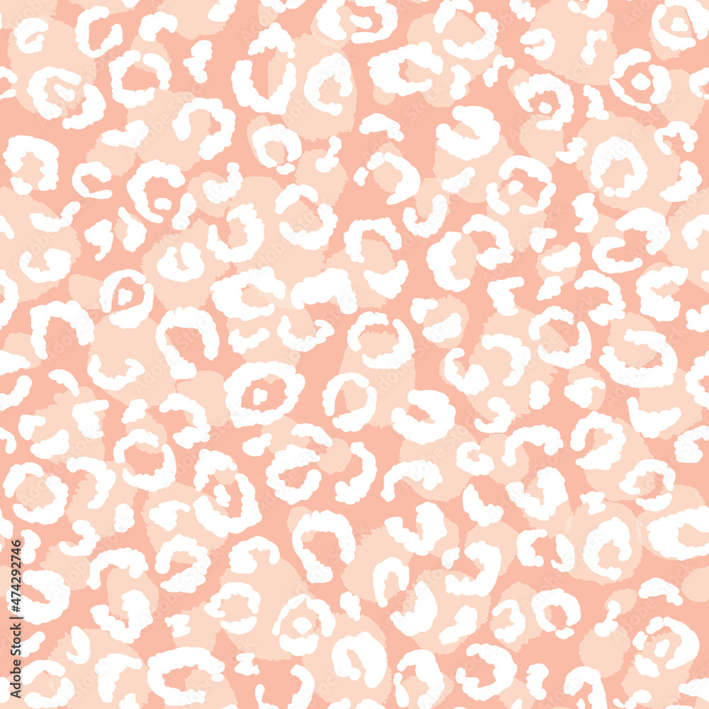 Abstract modern leopard seamless pattern. Animals trendy background. Beige and white decorative vector stock illustration for print, card, postcard, fabric, textile. Modern ornament of stylized skin Abstract modern leopard seamless pattern. Animals trendy background. Beige and white decorative vector stock illustration for print, card, postcard, fabric, textile. Modern ornament of stylized skin
