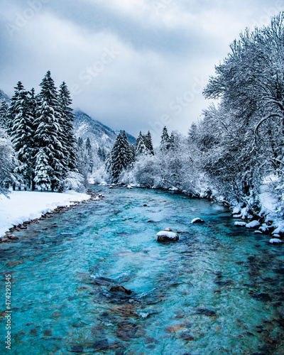 Foto Sava Dolinka river, Kranjska Gora, Gorenjska region, Slovenia