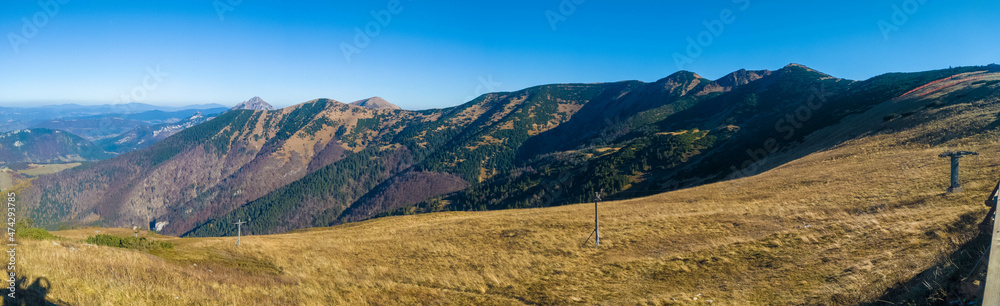 Mala Fatra mountain and national park in Slovakia