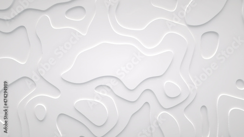 Foto Smooth fractal noise striped elements on the surface