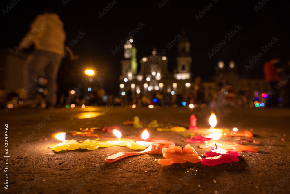 The night of the little candles is one of the traditional festivals
