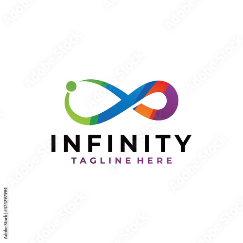infinity logo icon color